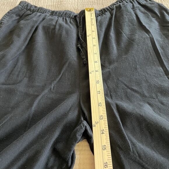 Lucky Brand Cotton Pants Womens Large Black Elastic Waist Drawstring Comfort - Picture 14 of 16